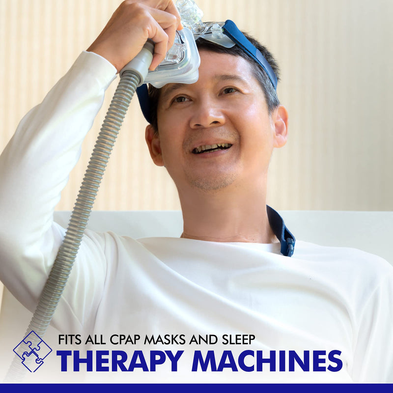 [Australia] - Mars Wellness Universal CPAP Hose - 6 Foot - Universal Tube Compatible with most machines (2 Pack) 2 Pack 