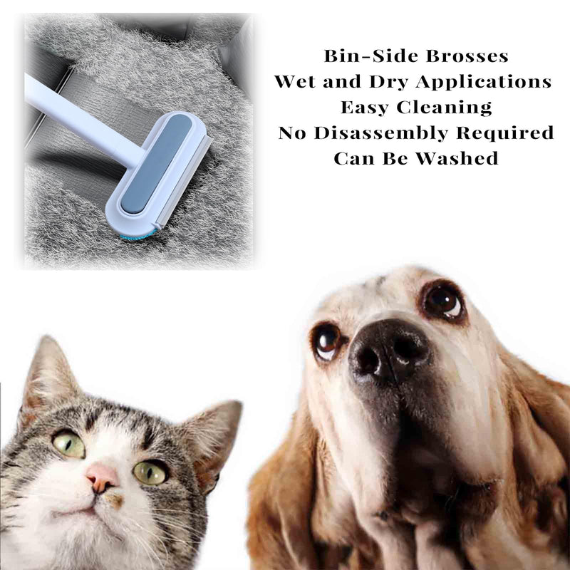 Multifunctional Pet Hair Remover, Reusable Pet Hair Remover, 4 in 1 Washable Lint Brush for Dog and Cat Hair, Gentle on Couches, Carpets, Clothes, Bedding