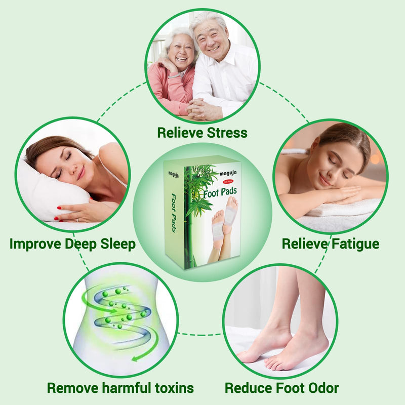100 Pads Deep Cleansing Foot Pads | Ginger Powder Foot Pads