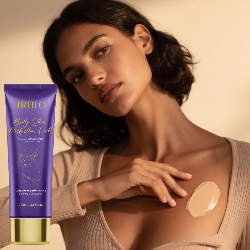 [Australia] - Body Coverage Perfector, Waterproof Leg & Body Makeup for Tattoo & Scar Cover Up, No Transfer Coverage Concealer with Brush, All Over Complexion Perfector for All Skin Tones (Natural Radiance) Natural Radiance 