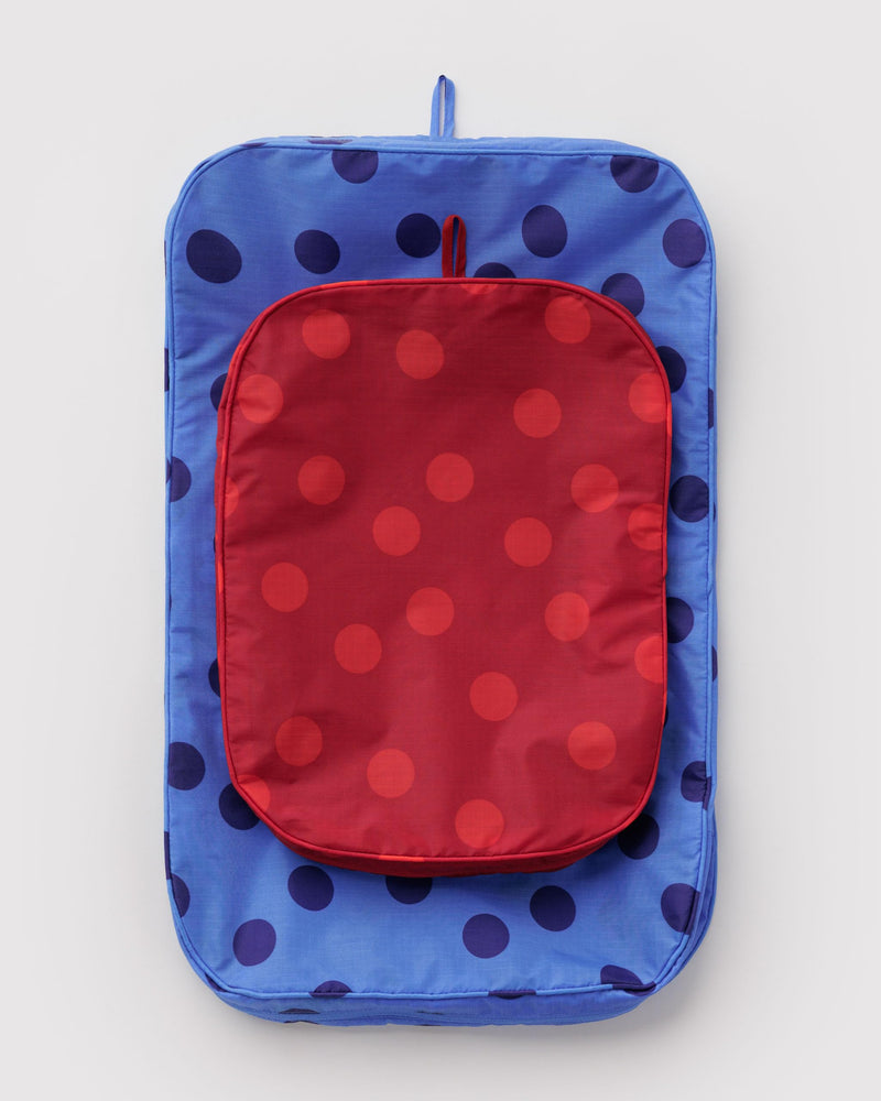 BAGGU Large Packing Cube Set - Polka Dot Mix