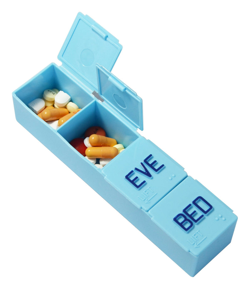 e-Pill 4 Times a Day x 7 Day Large Weekly Pill Organizer, Vitamin and Medicine Pillbox - with Reminder