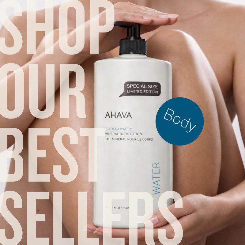 AHAVA Dead Sea Water Mineral Foot Cream - Nourishes & Hydrates Dry Soles, Prevents Cracks & Irritations, with Witch Hazel Leaf, Osmoter blend, Jojoba, Avocado, Sweet Almond & Wheat Germ Oil 3.4 Fl Oz (Pack of 1)
