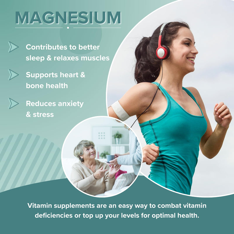 Grape Tree Magnesium Glycinate 1000mg Supplements 240 Vegan Tablets with 140mg of Elemental. High Strength Magnesium Supplements. Easy to Digest Tablets for Sleep and Energy.