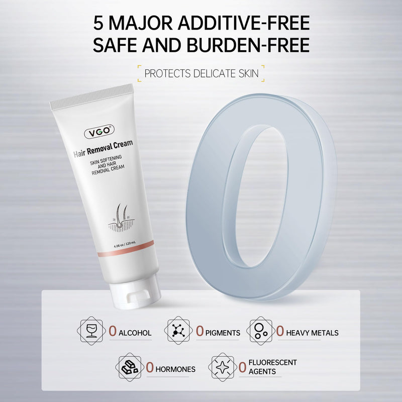 [Australia] - VGO Painless Bikini Gel for Women & Men, Unwanted Hair Removal for All Skin Types, 120ml / 4.06oz 4.06 Fl Oz (Pack of 1) 