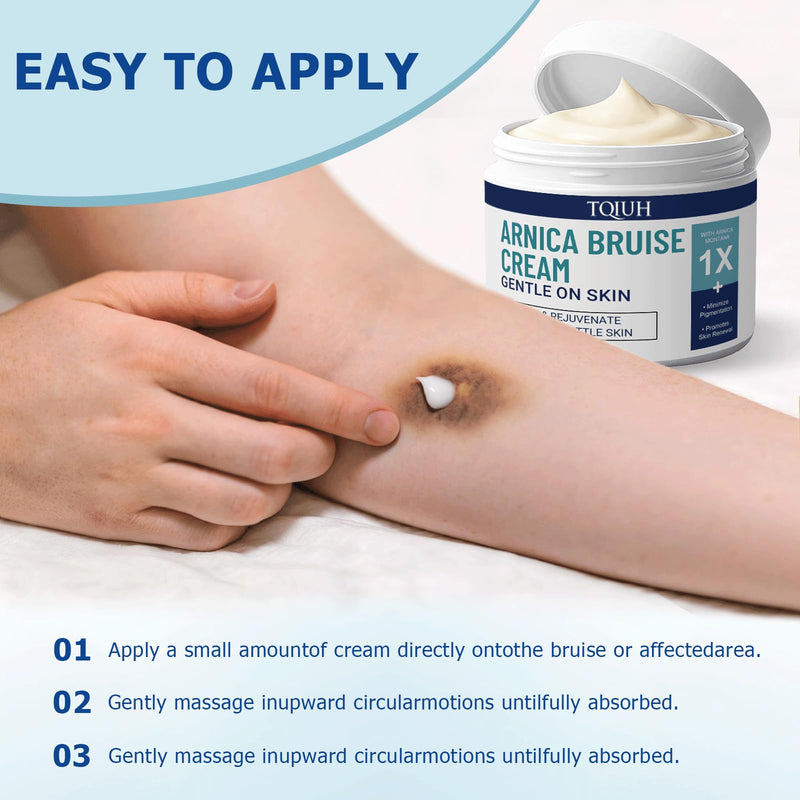 Arnica Bruise Cream Extra Strength,Fast-Acting for Bruising & Swelling on Thin Skin - Advanced Formula with Arnica Montana Vitamin K C & E - Soothing Hydrating for Face and Body 1pcs