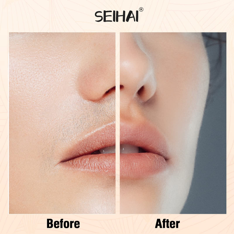 [Australia] - Facial Hair Remover for Women, Rechargeable Face Shavers for Women,Included 2 x Replacement Heads, Upper Lip, Chin, Face Hair Remover Peach Fuzz Remover Blue+2 Heads 