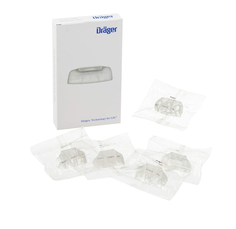 [Australia] - Dräger mouthpieces for Alcotest 3820 Alcotest 4000 | 5 pieces | Individually wrapped 