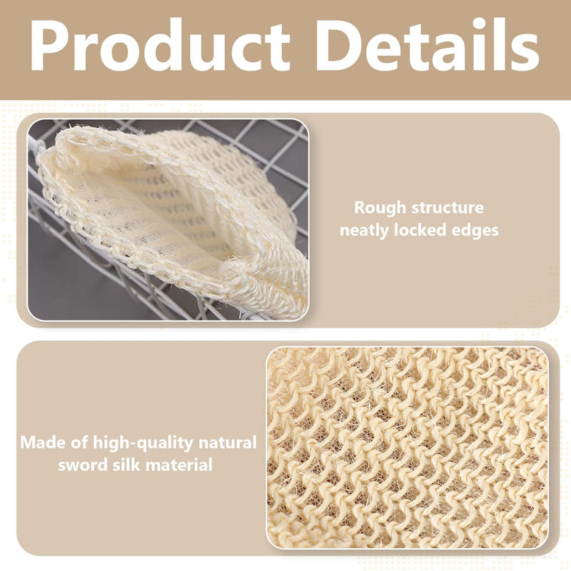 [Australia] - Pack of 2 peeling gloves, sisal shower gloves, massage gloves, body peeling gloves, bathing gloves for the body, spa towels, peeling gloves for the body, peeling massage gloves 