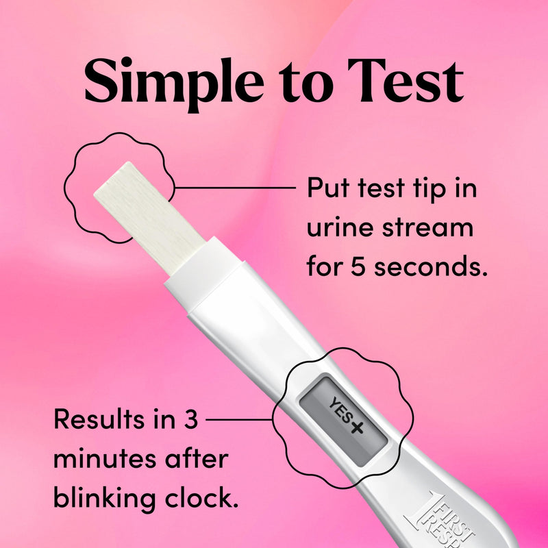 First Response Gold Digital Pregnancy Test | Test As Early As 6 Days*, Easy-to-Read Digital Results, Over 99% Accurate*, Answers In 3 Minutes, Trusted For 30 Years 1 1 Count (Pack of 1)