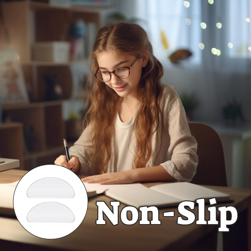 [Australia] - 20 pairs of silicone nose pads glasses, glasses nose pads accessories, glasses pads self-adhesive. Anti-slip glasses anti-slip, anti-slip glasses nose pads silicone, nose protection glasses nose pads glasses anti-slip white 