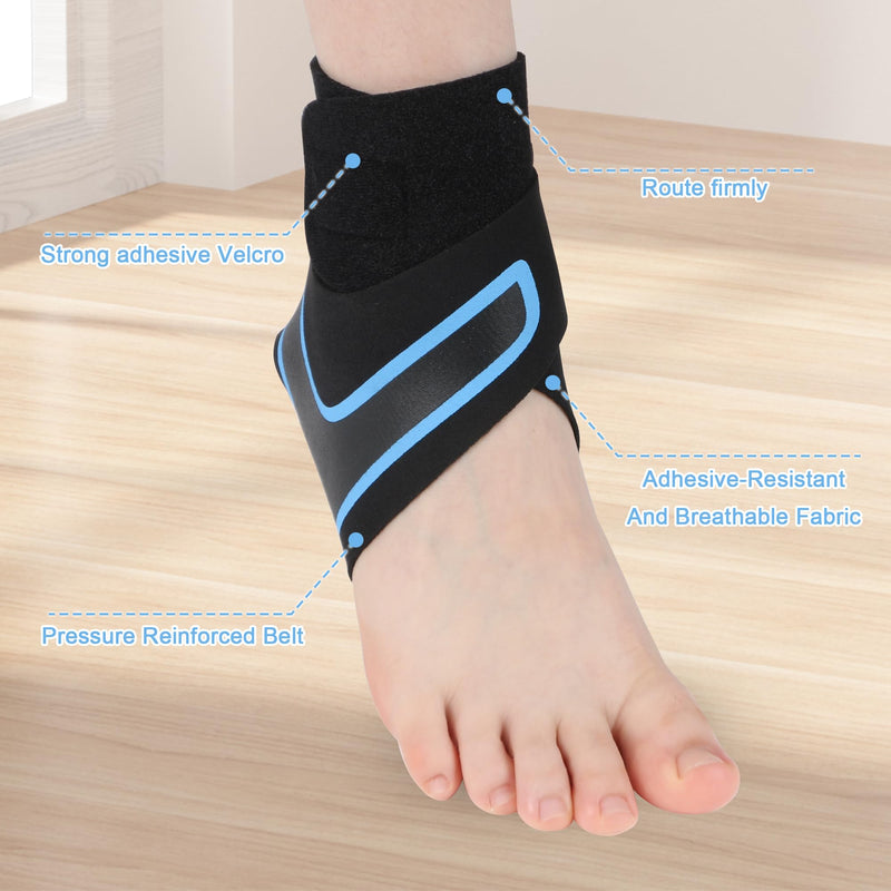 [Australia] - KKTONGXI Neuleben Foot Wrap Restore Plantar Fasciitis Restore - Plantar Fasciitis Foot Wrap Flexible Ankle Support Compression Wrap Cover for Men and Women. (Black, L) Black 