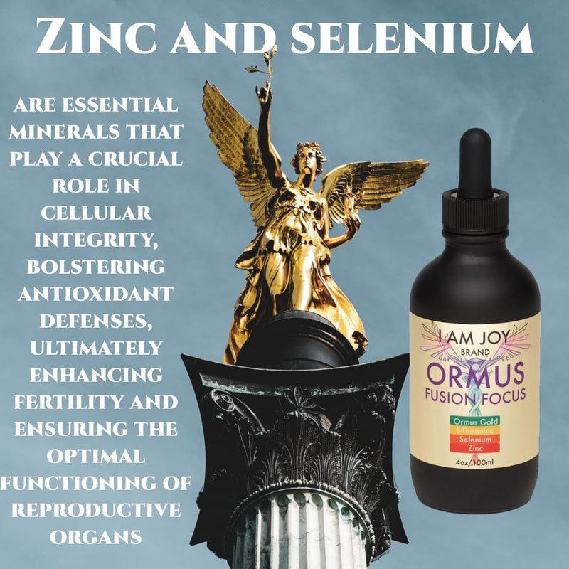 [Australia] - Ormus Monoatomic Gold, L-Theanine, Selenium, Zinc for Pineal Gland Detox, Lucid Dreaming, Kundalini Support, Neurological Strength Fusion Focus 4oz 