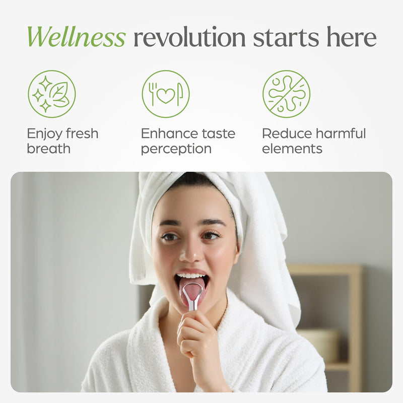 [Australia] - Tongue Scraper for Adults with Holder (2 Pack) - Metal Tongue Scraper for Tongue Cleaning and Reducing Bad Breath - Stainless Steel Tongue Scraper for Adults, Tongue Cleaner for Adults 