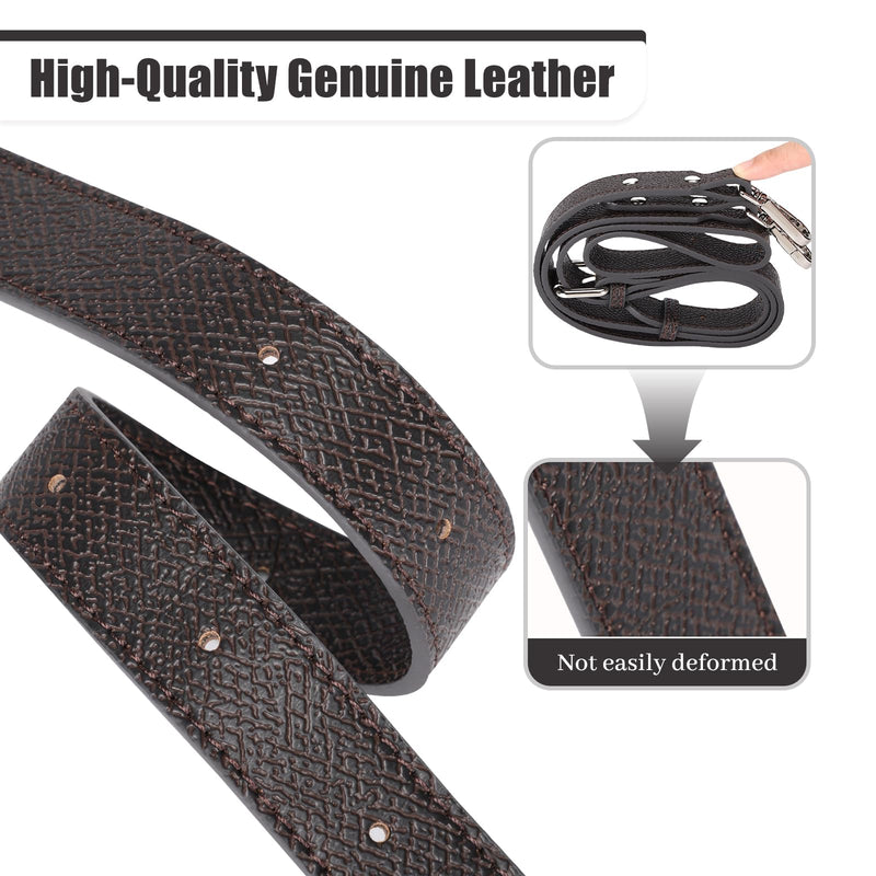 2026 Purse Straps Replacement, Leather Handbag Crossbody Shoulder Strap for S/M/L Tote Bag Women Mocha