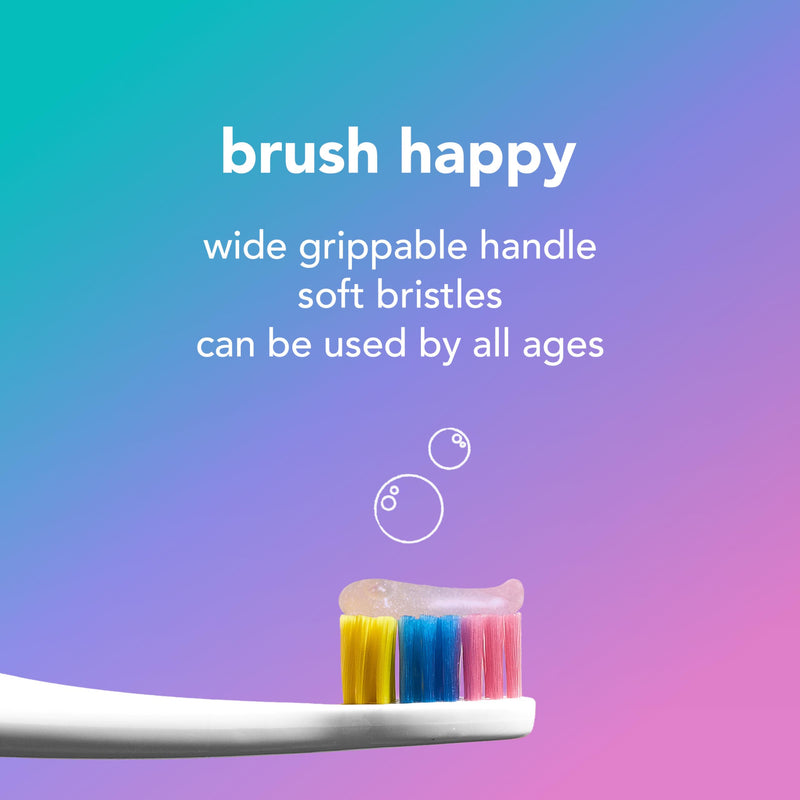 [Australia] - hello Soft Kids Toothbrushes, Unicorn Toothbrush Pack with Wide Handles, Made for Kids of All Ages, BPA-Free, Super Soft Bristles, Gentle on Gums, Tough on Pesky Plaque, 6 Pack 1 Count (Pack of 6) Unicorn Soft 