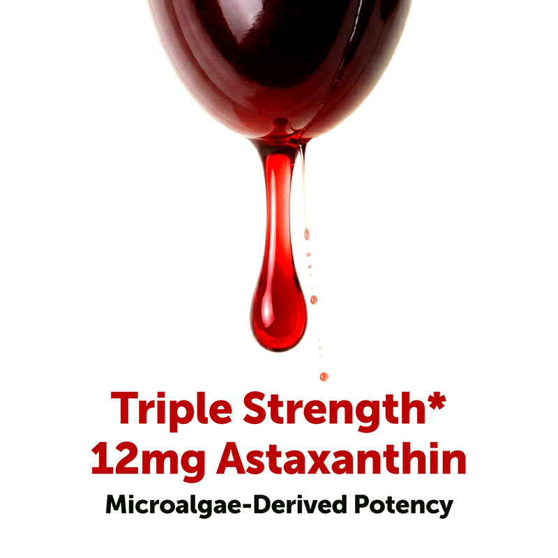 Micro Ingredients Astaxanthin 12mg Per Serving with MCT Oil, 120 Softgels | 4 Month Supply. Natural Microalgae Sourced Astaxanthin Supplement. Easy-to-Swallow. Non-GMO, Gluten Free, Soy Free. 120 Count (Pack of 1)