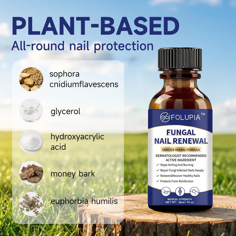 Fingernails Toenail Fungus Treatment extra strength at Home,1 Fl Oz | Deep Restorative Nail Repair for Damaged Nails,Improve Yellowing, Thickening, and Cracking of the nail & Toenail at Home