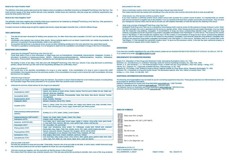 [2pk] - 5 Panel Multi-Drug Urine Test Kit, Accurate Test Kit - AMP/COC/MET/OPI/THC #MT-TDOA-254