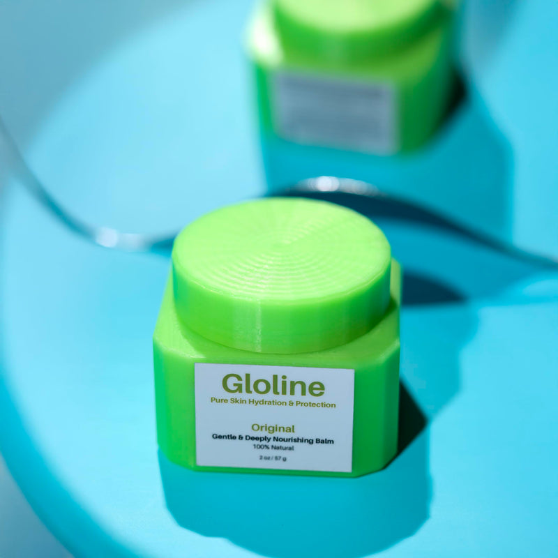 Gloline Original – Natural Skin Superfood Balm for Face & Body with Squalane, Shea Butter, Vitamin E Oil for Skin Nourishment + 6 Antioxidant-Rich Botanicals | Nourishing Face and Body Moisturizer