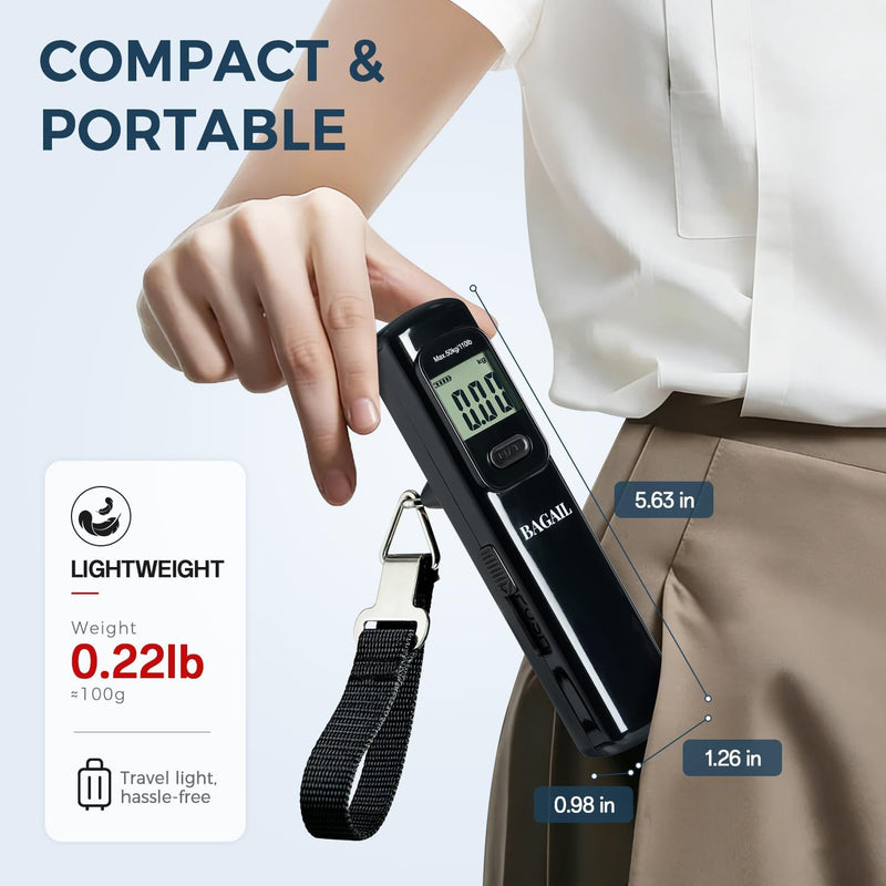 BAGAIL 17 Set Packing Cubes and Digital Luggage Scale