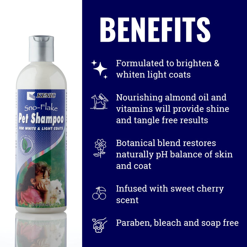 Kenic SNO-Flake Pet Shampoo, 17-Ounce - PawsPlanet Australia