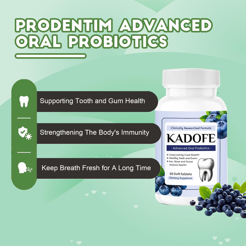 [Australia] - Oral Probiotics for Teeth and Gums & Fresh Breath - Gum Restore & Bad Breath Treatment for Adults |3.5 Billion Advanced Oral Probiotics for Bad Breath, Chewable 30 Tablets (Strawberries-1pcs) Strawberries-1pcs 