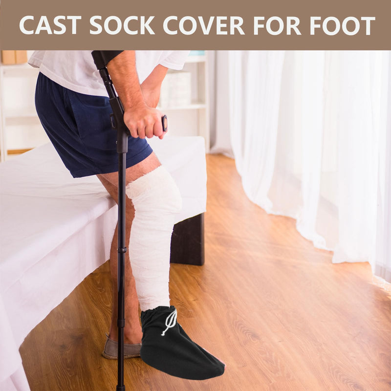 [Australia] - Cosmeria leg cast protection with adjustable drawstring, waterproof protection for feet and toes in case of injuries 