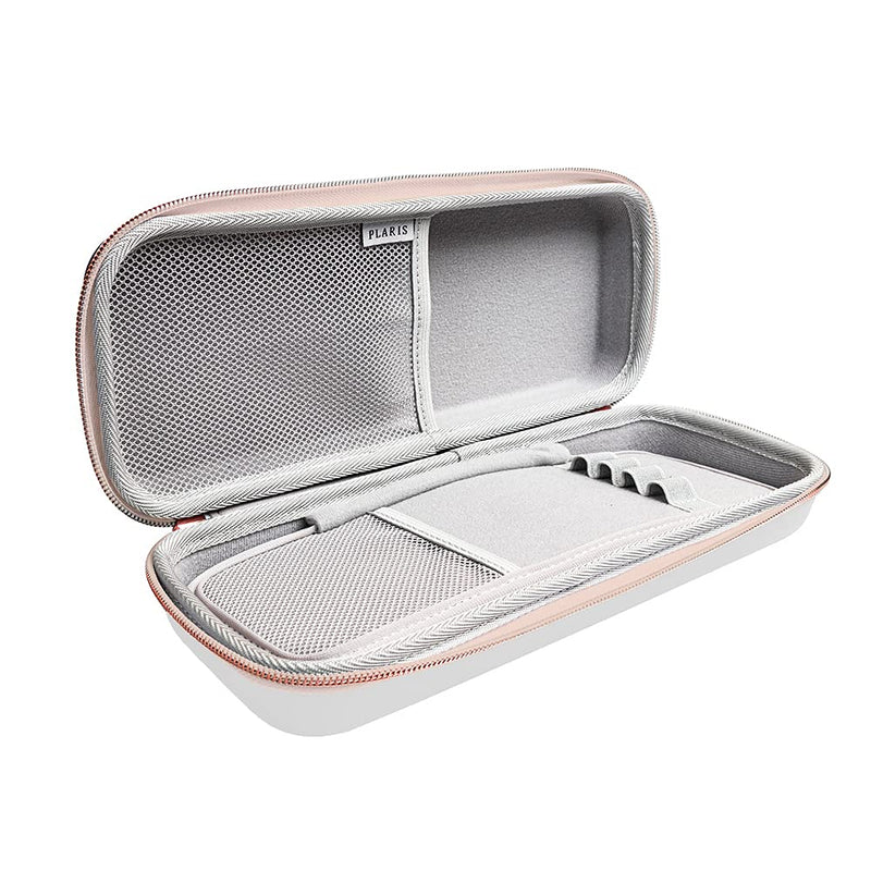 Stethoscope Case for Nurses for 3M Littmann/MDF/Omron Stethoscopes - Extra Room for Medical Bandage Scissors EMT Trauma Shears and LED Penlight, (White Rosegold) A_White Rosegold