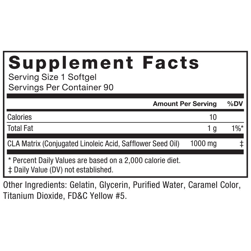 [Australia] - FORCE FACTOR CLA Supplements, CLA 3000 mg, Conjugated Linoleic Acid to Support Body Composition and Lean Muscle Mass, Made from Safflower Oil, Stimulant Free, Non-GMO, 90 Softgels 
