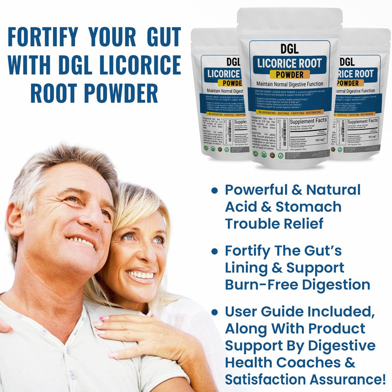 [Australia] - Kidney Restore DGL Licorice Root Powder Supplement - Made from Licorice Root Extract for Digestive Health and Gut Lining Support - Deglycyrrhizinated Mulethi Powder for Gut Wellness - 280 Servings 