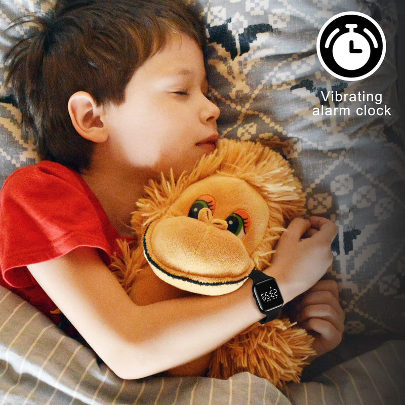 [Australia] - NN BEN NEVIS Kids Watch, Digital Watch for Boys Girls, Sport Watch with Fitness Tracker, Alarm Clock, Stopwatch, No App and Waterproof, Watch for Kids Ages 5-12 01-Black-E 