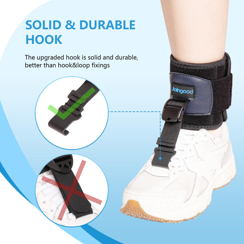 [Australia] - joingood AFO foot lift orthosis for walking, foot splint with shoes for foot drop, orthosis foot lift weakness for Achilles tendon, stroke, dorsiflexion of the foot, foot orthosis for left & right (L/XL) L/XL 