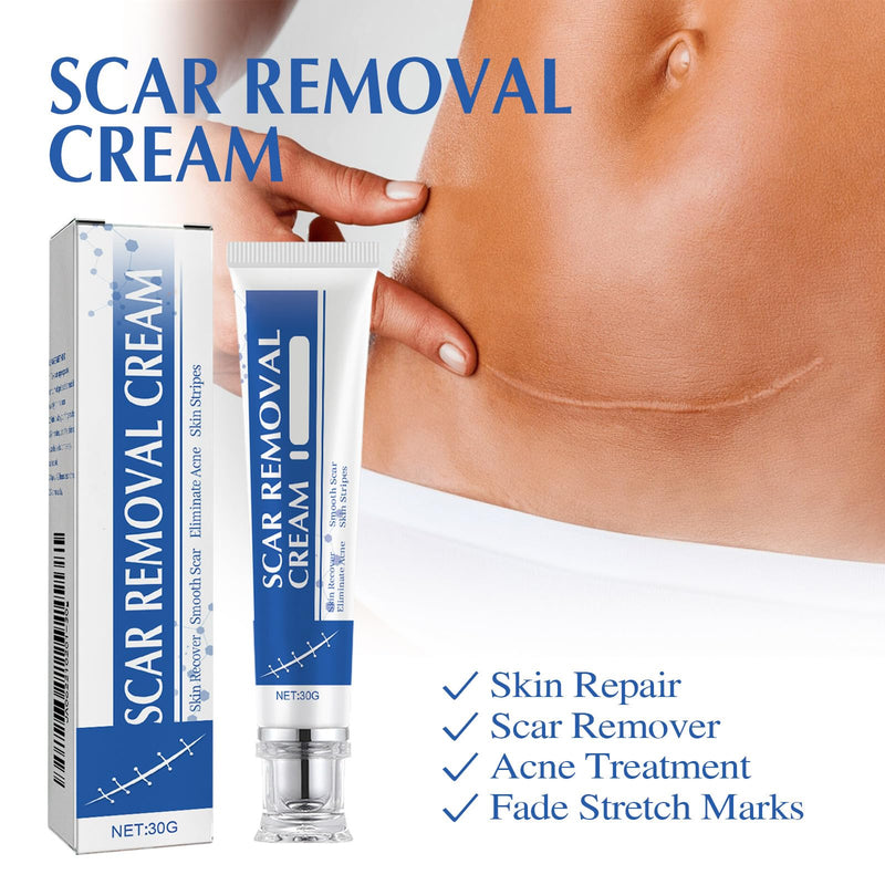 [Australia] - Scar Cream,Scar Removal Cream,Silicone Scar Gel,Scar Silicone Gel,Scar Gel,Scar Cream for Surgical Scars, Stretch Marks and Keloid Bump (1pcs) 1pcs 