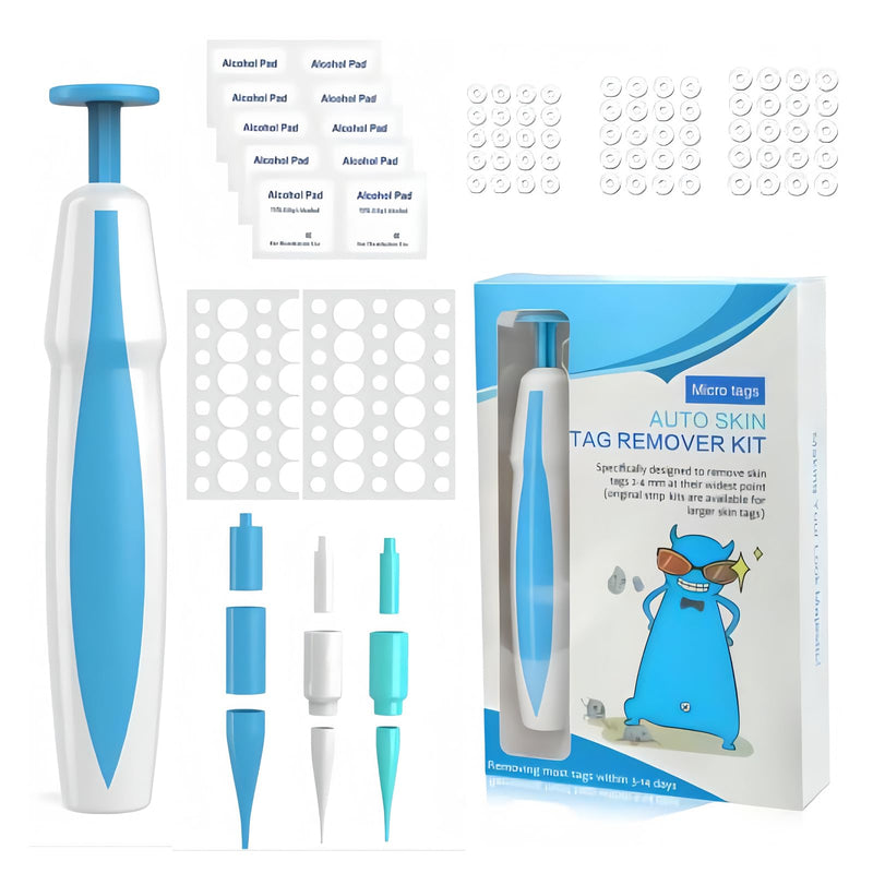 [Australia] - Micro Skin Tag Remover, Skin Tag Birthmark Remover, Auto Skin Tag Remover Kit, Stalk Wart Removal Quick Kit, Skin Tag Removal Pen, Wart Remover for Micro to Large (1-8 mm) 