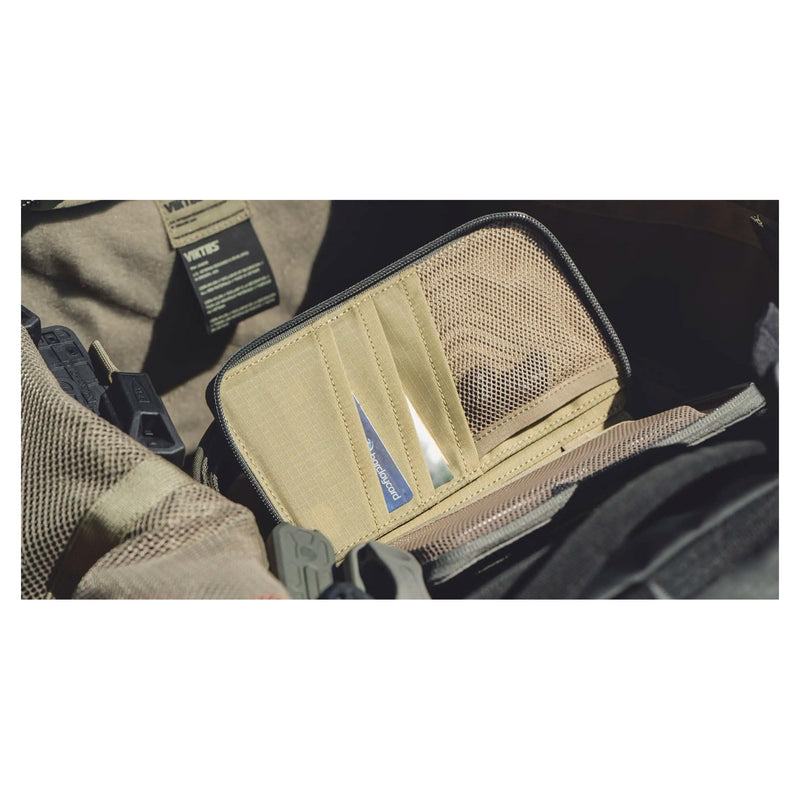 VIKTOS Upscale Travel Wallet | Weather-Resistant Compact, Tactical EDC Storage, Carbon Fiber Chassis, Black, 7.5" H x 4.5" W x 1" D