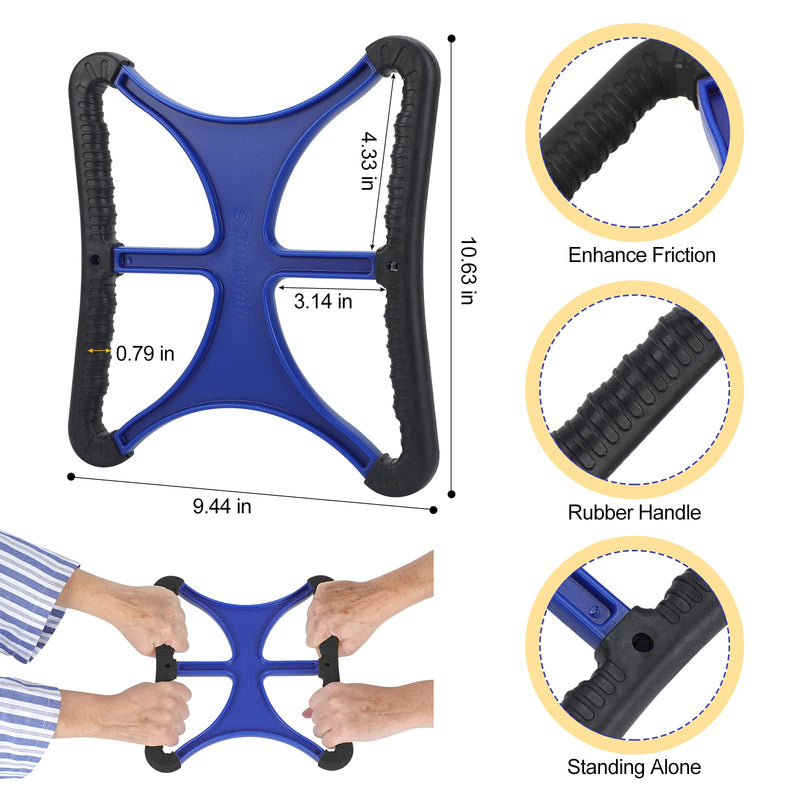 [Australia] - Liberty Lift Standing Aid for Elderly 450Lbs Weight Capacity Lift Assist Devices for Seniors (Black) Blue + Black 
