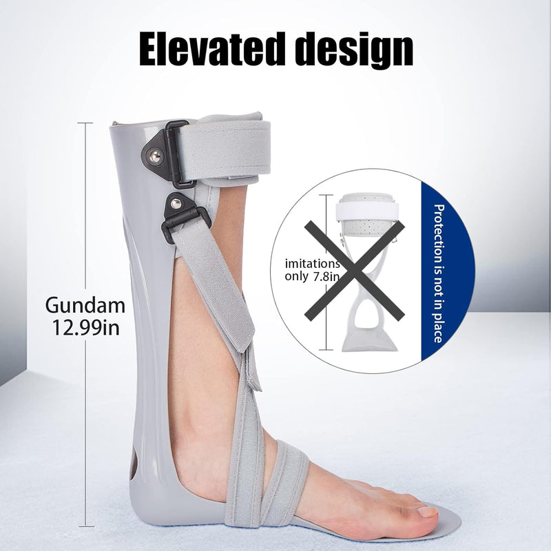 [Australia] - Medical AFO Foot Drop Brace Ankle Foot Orthosis - AFO Drop Foot Orthosis for Men & Women Stroke, MS, Hemiplegia Foot Drop, assist Walking Easier and Better (Large, Left) Large 