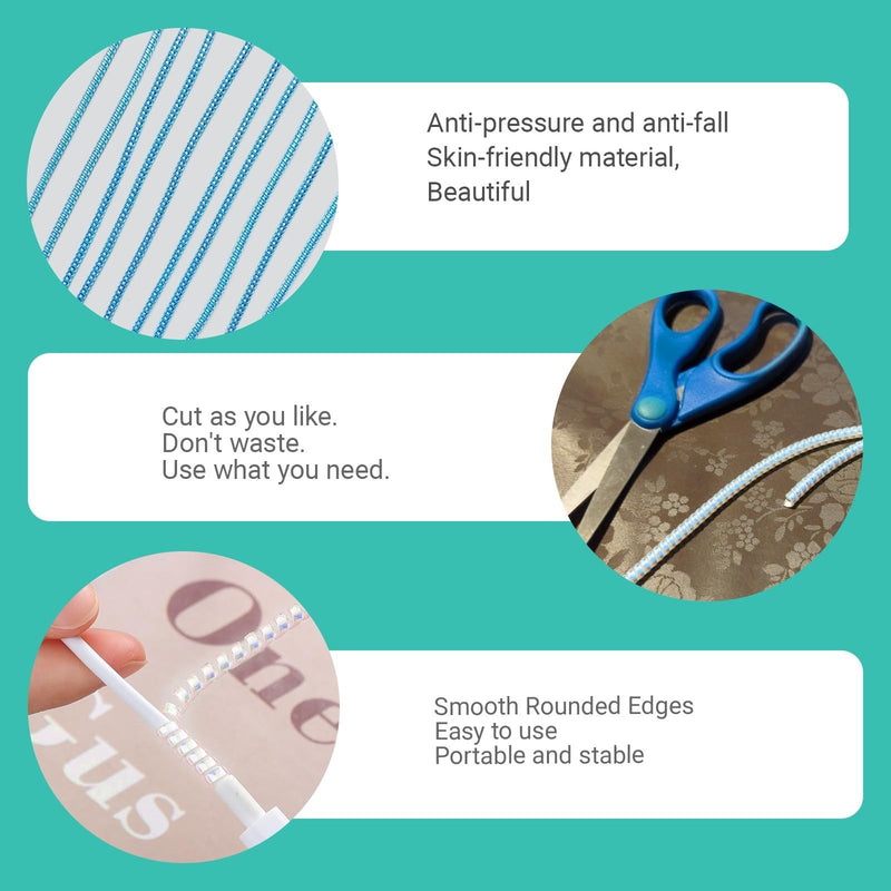 [Australia] - 12 Pcs Oxygen Tubing Support Crimp Straightener, Oxygen Tubing Accessories, Oxygen Tube Jacket, Oxygen Tube Support for Oxygen Hose Nasal Cannula, Blue Laser Blue 