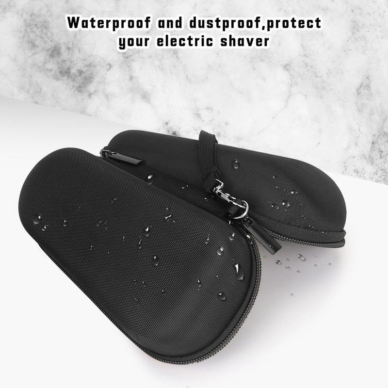 [Australia] - Classycoo Bag Case for Braun Series 3s/5s/7s/9s, Braun Series 3/5/7/9, Men's Electric Shaver, Hard Travel Carry Case, Razor Travel Case, Hard Travel Protective Case - Black Black 