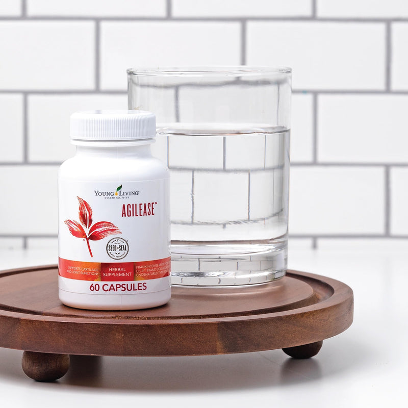 [Australia] - Young Living AgilEase Capsules | 60 Count | UC-II Collagen Supplement | Supports Mobility & Flexibility | Helps Maintain Joint Health & Exercise Recovery 