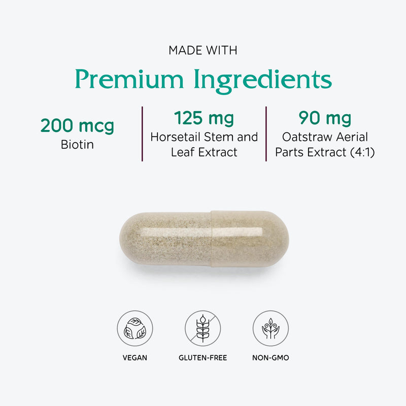 Vitanica Luminous - Hair, Skin & Nail Support Supplement - Nutritional Supplement for Women with Magnesium & Selenium - Vegan Antioxidant Supplement - Consumer Line - 60 Capsules Lady - 60 Capsules