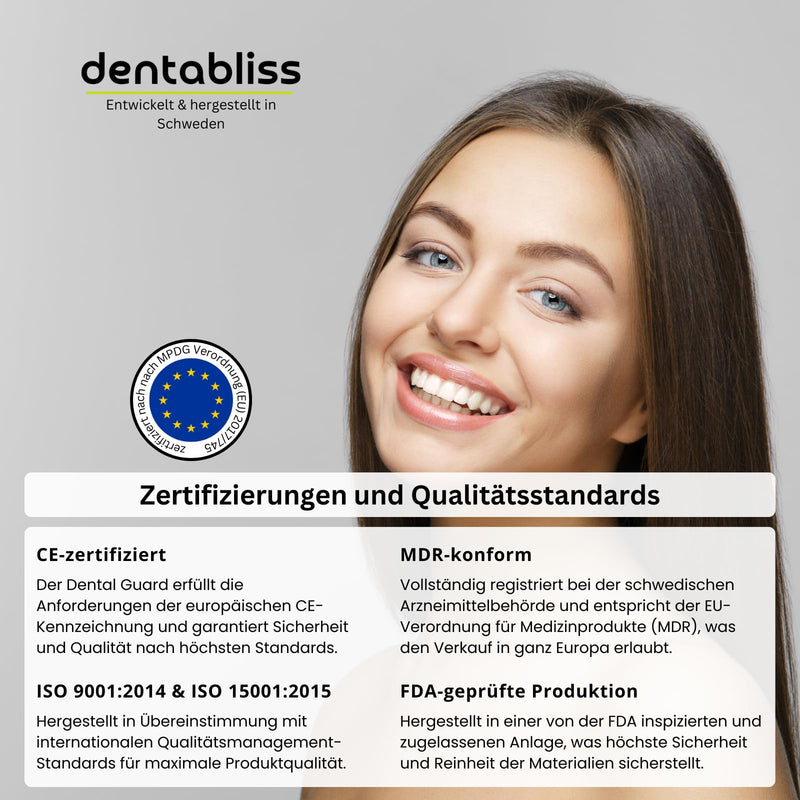 [Australia] - Dentabliss® x Beconfident® Bite Splint for Bruxism - Night Splint Against Teeth Grinding, Jaw Relaxation, Mouth Guard, BPA-Free, Anti-Grinding Dental Splint for Comfortable Protection 