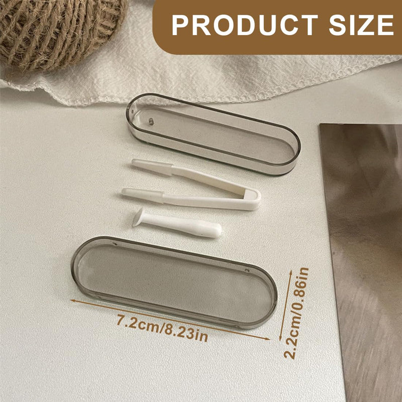[Australia] - XUKZIMA Pack of 2 Contact Lens Tweezers Contact Lens Removal Plastic Remover with Suction Cup 