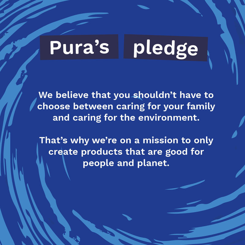 Pura Flushable Wipes 1 x 40 Toilet Wipes, 100% Plastic Free Moist Toilet Tissue, 99% Water, Totally Chlorine Free & Fragrance Free, Sensitive Skin 40 Count (Pack of 1)