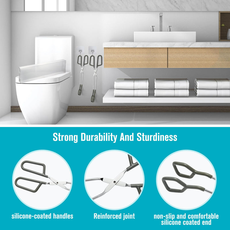 [Australia] - Toilet Aids for Wiping Bottom 2 Pack Self Wipe Assist Long Short Handle,Butt Wiper Tool with Boxes for Garage Storage,Daily Living Toilet Tissue aids for Women,Men,Disability and Elderly 