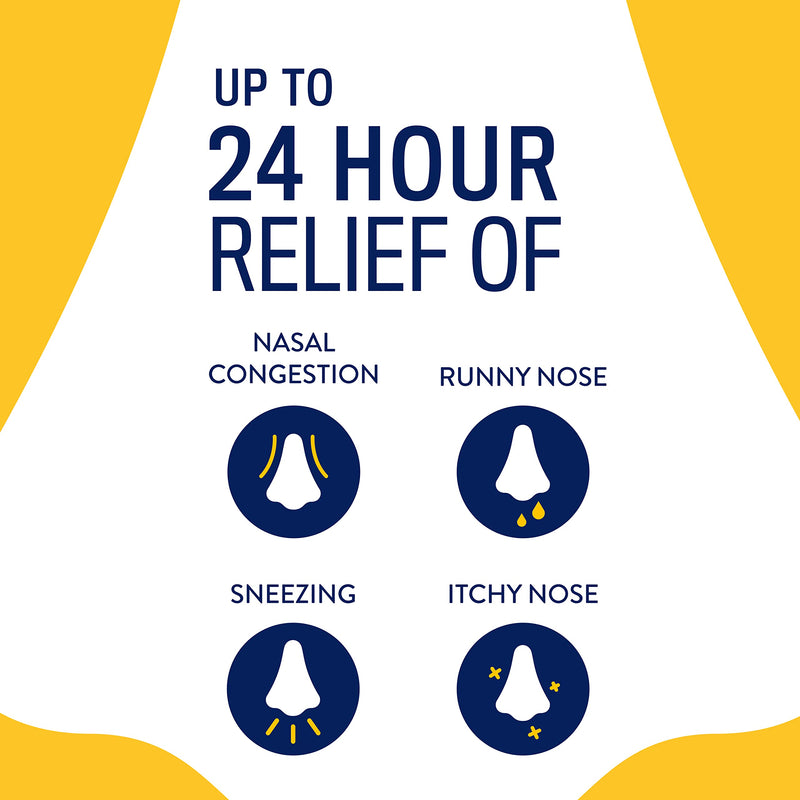 [Australia] - Astepro Nasal Spray, 24-Hour Allergy Relief, Steroid-Free Antihistamine, Nasal Congestion, Runny & Itchy Nose, For Adults and Children 6 Years and Older, 200 Metered Sprays (1 Bottle) 