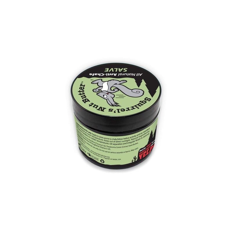 [Australia] - Squirrel's Nut Butter All Natural Anti Chafe Salve, Tub, 2 oz 2 Ounce (Pack of 1) 