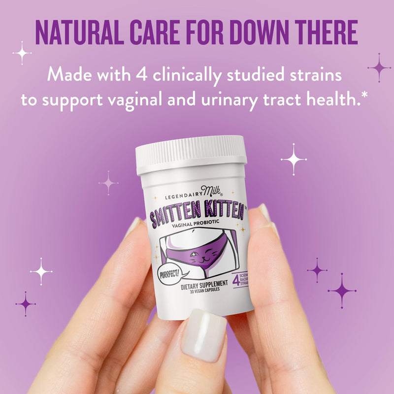 [Australia] - Legendairy Milk Smitten Kitten‚Ñ¢ - Vaginal Probiotics for Women - Clinically-Studied Probiotics Lactobacillus Reuteri for Women's Vaginal Health - Supports pH Balance, Flora & Urinary Tract Wellness 
