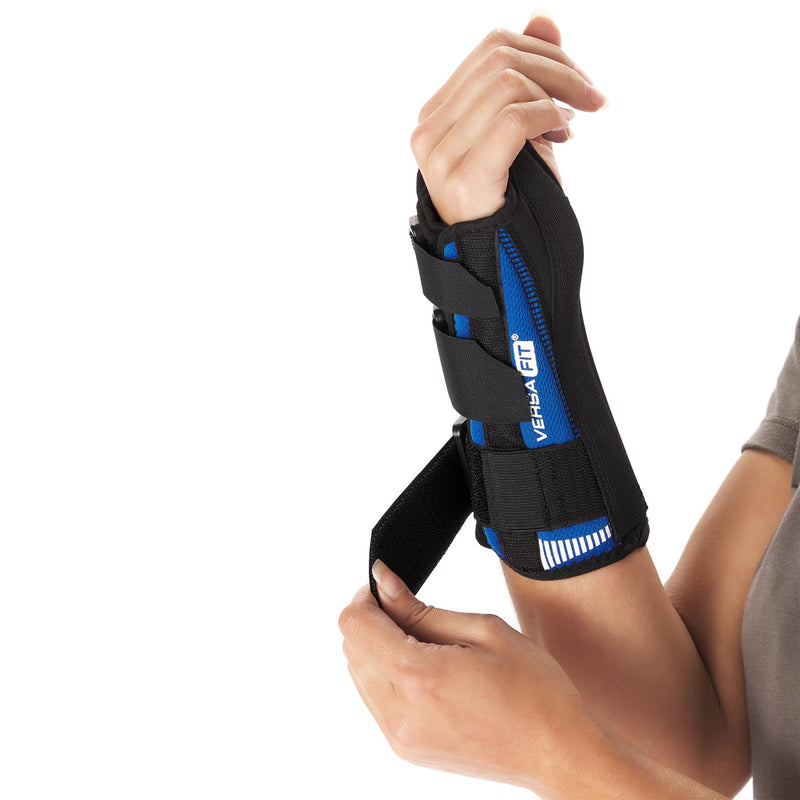Ovation Medical Versa-Fit Wrist Brace - Premium Custom Fit Wrist Support Brace - Comfortable, Structured Tendonitis and Carpal Tunnel Wrist Brace or Wrist Splint for Post Cast Support (Left, X-Large) Left